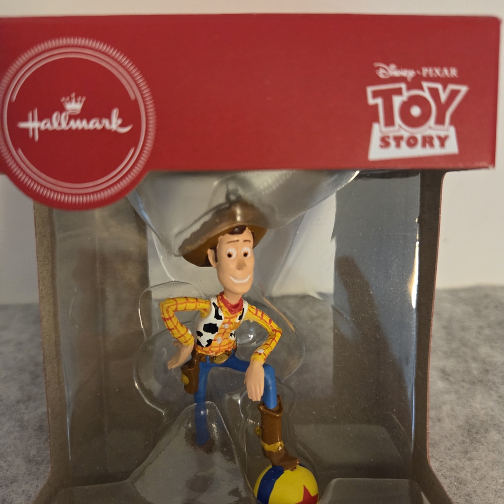 Hallmark Toy Story Woody Ornament with Yellow and Blue Details